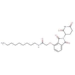 Thalidomide-O-amido-C8-NH2(Synonyms: Cereblon Ligand-Linker Conjugates 2; E3 Ligase Ligand-Linker Conjugates 20)