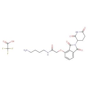 Thalidomide-O-amido-C4-NH2 TFA  (Synonyms: Cereblon Ligand-Linker Conjugates 6 TFA; E3 ligase Ligand-Linker Conjugates 19 TFA)