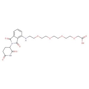 Pomalidomide-PEG4-C-COOH(Synonyms: Cereblon Ligand -Linker Conjugates 1; E3 Ligase Ligand-Linker Conjugates 1)