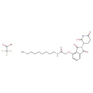 Thalidomide-O-amido-C8-NH2 TFA(Synonyms: Cereblon Ligand -Linker Conjugates 2 TFA; E3 Ligase Ligand-Linker Conjugates 20 TFA)