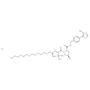 (S,R,S)-AHPC-PEG4-NH2 hydrochloride  (Synonyms: VH032-PEG4-NH2 hydrochloride; VHL Ligand-Linker Conjugates 4 hydrochloride; E3 ligase Ligand-Linker Conjugates 7)