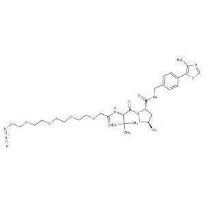 (S,R,S)-AHPC-PEG4-N3(Synonyms: VH032-PEG4-N3; VHL Ligand-Linker Conjugates 5; E3 ligase Ligand-Linker Conjugates 4)