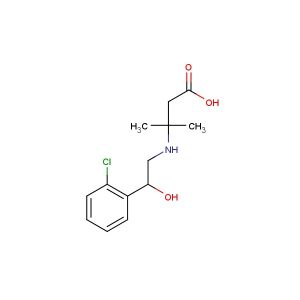 3-((2-(2-chlorophenyl)-2-hydroxyethyl)amino)-3-methylbutanoic acid