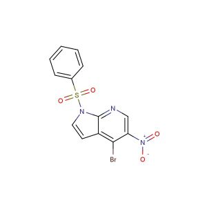 4-bromo-5-nitro-1-(phenylsulfonyl)-1H-pyrrolo[2,3-b]pyridine