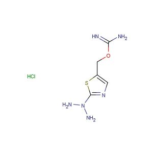 (2-(triazan-2-yl)thiazol-5-yl)methyl carbamimidate hydrochloride