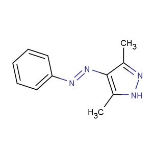 (E)-3,5-dimethyl-4-(phenyldiazenyl)-1H-pyrazole
