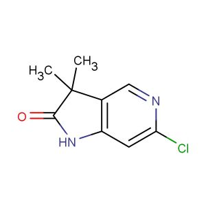 6-chloro-3,3-dimethyl-1H-pyrrolo[3,2-c]pyridin-2(3H)-one