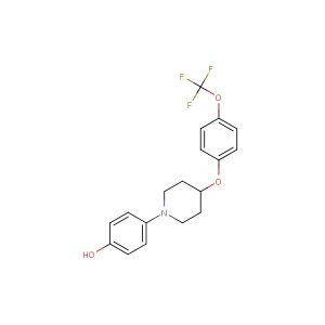 4-(4-(4-(trifluoromethoxy)phenoxy)piperidin-1-yl)phenol
