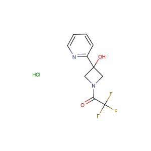 2,2,2-trifluoro-1-(3-hydroxy-3-(pyridin-2-yl)azetidin-1-yl)ethanone hydrochloride