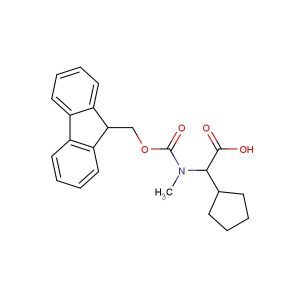 2-((((9H-fluoren-9-yl)methoxy)carbonyl)(methyl)amino)-2-cyclopentylacetic acid