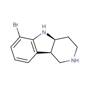 (4aS,9bR)-6-bromo-2,3,4,4a,5,9b-hexahydro-1H-pyrido[4,3-b]indole