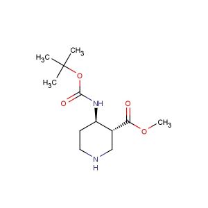 (3R,4R)-rel-Methyl 4-((tert-butoxycarbonyl)amino)piperidine-3-carboxylate